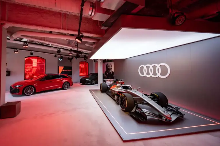 Audi acerca su monoplaza de F1 a los fans: dónde ver el R26 y participar en otras propuestas de la marca