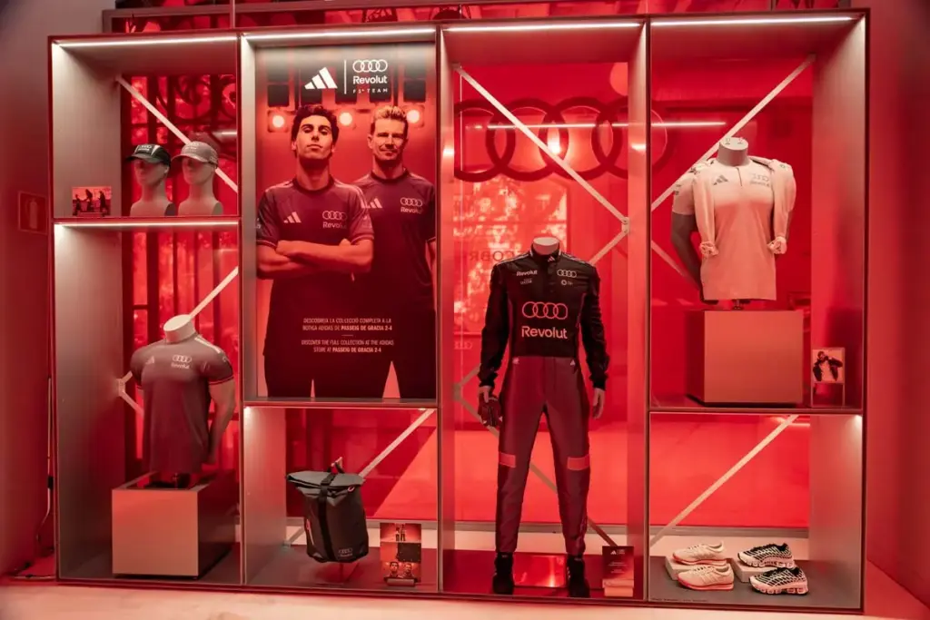 Audi acerca su monoplaza de F1 a los fans: dónde ver el R26 y participar en otras propuestas de la marca 3 Motor16 Audi RS26, Audi RS 5, Audi RS 3, pop-up, Barcelona, adidas
