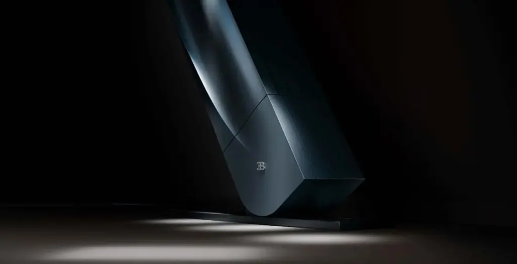 Así es el televisor de Bugatti que tiene 137 pulgadas, se esconde como un mueble y se inspira en el hypercar Tourbillon 6 Motor16 C SEED BUGATTI N1 Television7 Motor16