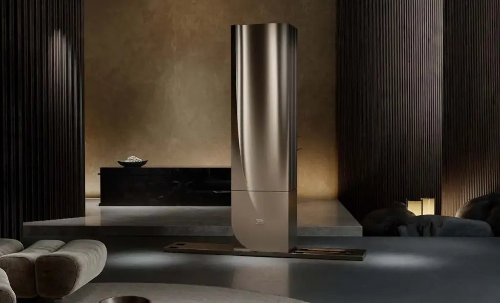 Así es el televisor de Bugatti que tiene 137 pulgadas, se esconde como un mueble y se inspira en el hypercar Tourbillon 7 Motor16 C SEED BUGATTI N1 Television8 Motor16