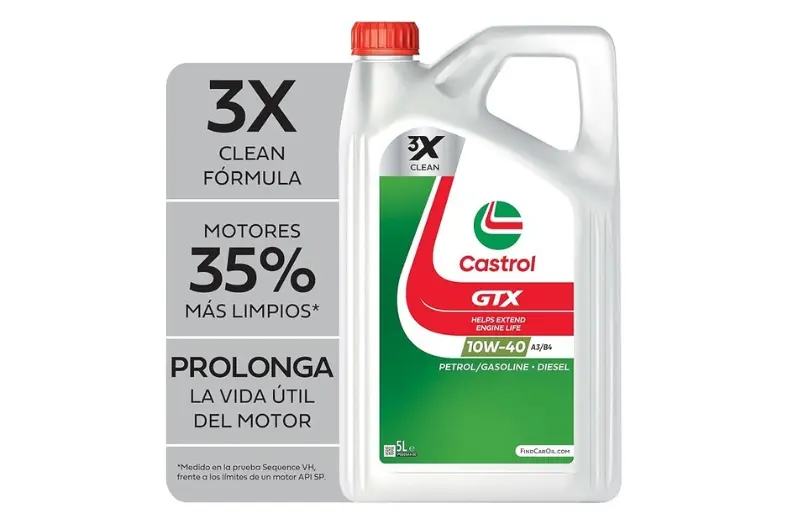 Mejor aceite para coche de gasolina en 2026: Guía completa y comparativa de los mejores lubricantes 4 Motor16 Castrol GTX 10W 40 A3 B4 Motor16