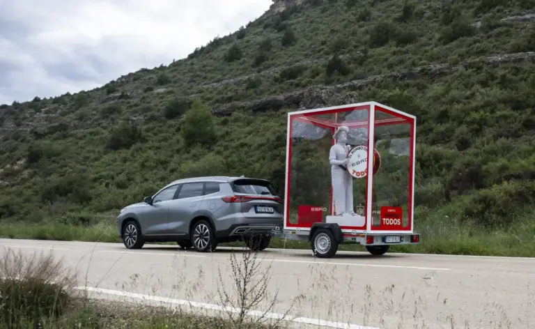 EBRO saca pecho de la capacidad de remolque de sus SUV electrificados: Entre 750 y 1.500 kilos