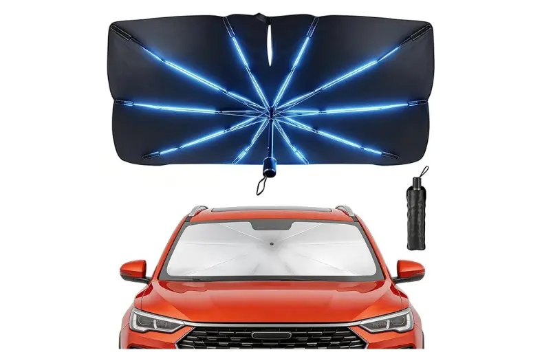Los 10 mejores parasoles para coche en 2026 para evitar temperaturas extremas en verano 1 Motor16 Enerfero Motor16
