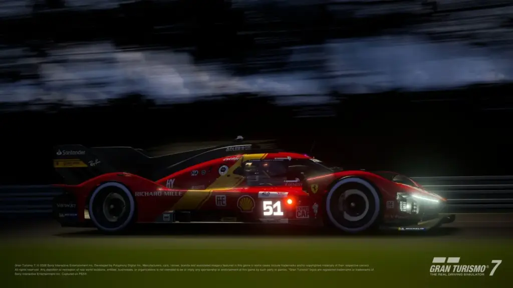 Gran Turismo 7 recibe cuatro hypercars de Le Mans en su gran actualización de junio: BMW, Ferrari, Peugeot y Porsche llegan al garaje 9 Motor16 Ferrari 499P 23 GRAN TURISMO 7 JUNIO 2026 02 Motor16
