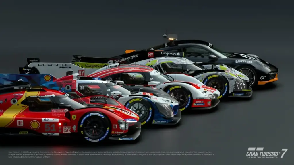 Gran Turismo 7 recibe cuatro hypercars de Le Mans en su gran actualización de junio: BMW, Ferrari, Peugeot y Porsche llegan al garaje 7 Motor16 GRAN TURISMO 7 JUNIO 2026 02 Motor16