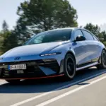 Primera prueba con el Hyundai IONIQ 6 N. Tormenta eléctrica