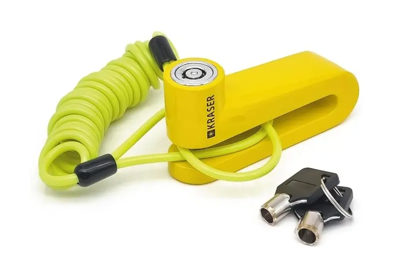 Mejor antirrobo para moto en 2026: Comparativa de los mejores candados, cadenas y alarmas 4 Motor16 KRASER KR707Y Motor16