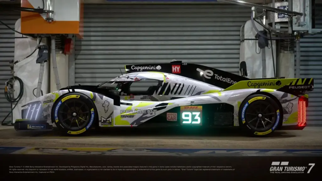 Gran Turismo 7 recibe cuatro hypercars de Le Mans en su gran actualización de junio: BMW, Ferrari, Peugeot y Porsche llegan al garaje 10 Motor16 Peugeot 9X8 25 02 Motor16