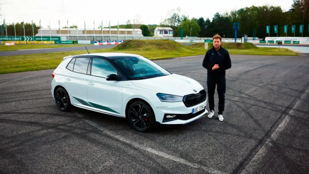 El Škoda que celebra los 125 años de historia de la marca en competición 1 Motor16 Andreas Mikkelsen con el Skoda Fabia Motorsport Edition