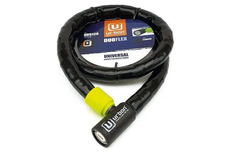 Mejor antirrobo para moto en 2026: Comparativa de los mejores candados, cadenas y alarmas 10 Motor16 URBAN UR5120 Motor16