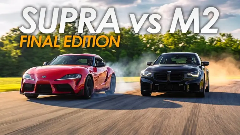 BMW M2 2026 arrasa al Toyota Supra Final Edition en el Autobahn: datos de pista