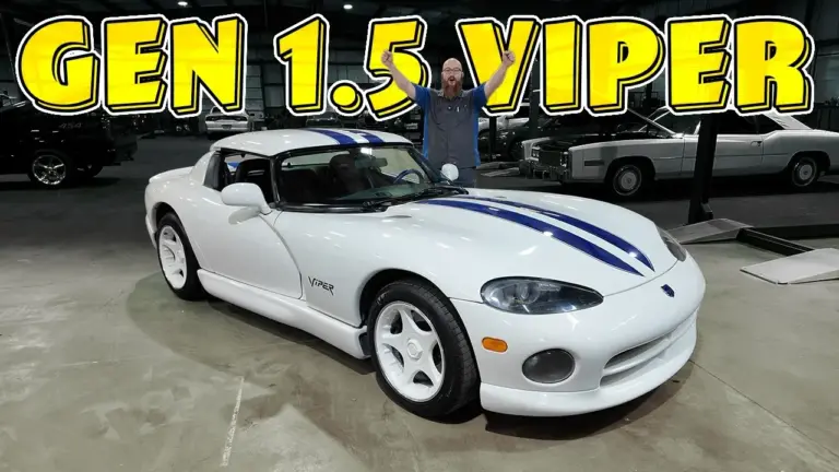 Por qué el Dodge Viper RT/10 de 1996 es una mezcla única de generaciones