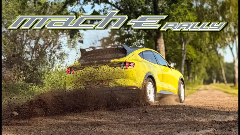 Ford Mustang Mach-E Rally: el SUV eléctrico de 480 CV que arrasa dentro y fuera del asfalto