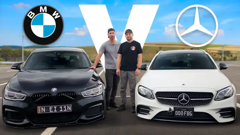Mighty Car Mods: BMW M140i frente a Mercedes E43 AMG