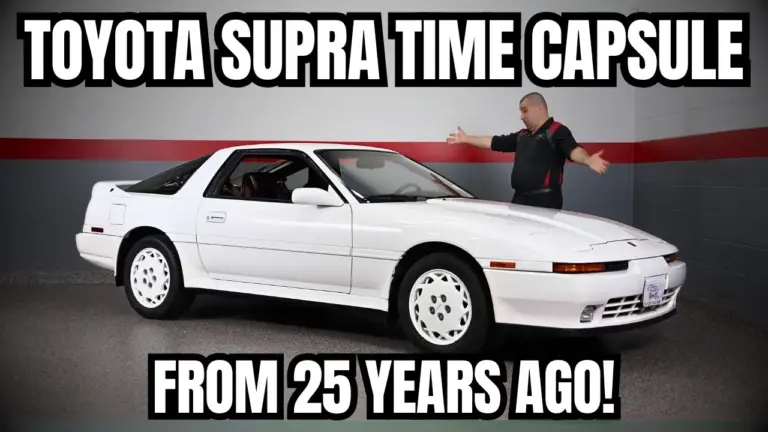 Toyota Supra 1990: El increíble estado de un Turbo después de 25 años