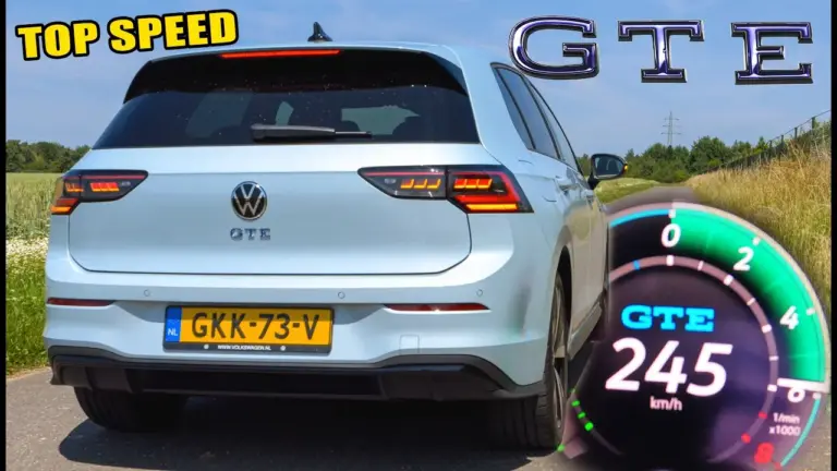 AutoTopNL prueba el Volkswagen Golf GTE Mk8.5: acelera de 0 a 100 en 6,34 segundos en Autobahn