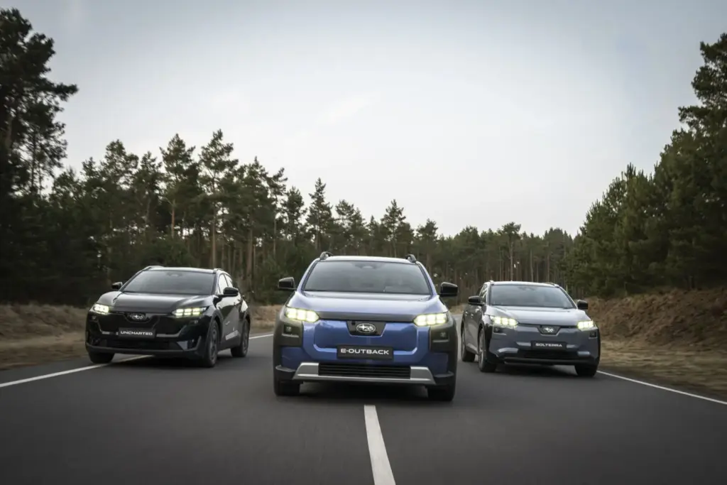 Subaru acelera su ofensiva eléctrica. Detalles y precios de sus nuevos Uncharted, E-Outback y Solterra 9 Motor16 1. Gama EV Subaru 3 Motor16