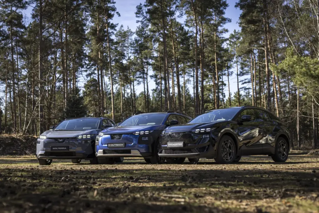 Subaru acelera su ofensiva eléctrica. Detalles y precios de sus nuevos Uncharted, E-Outback y Solterra 12 Motor16 1. Gama EV Subaru 6 Motor16