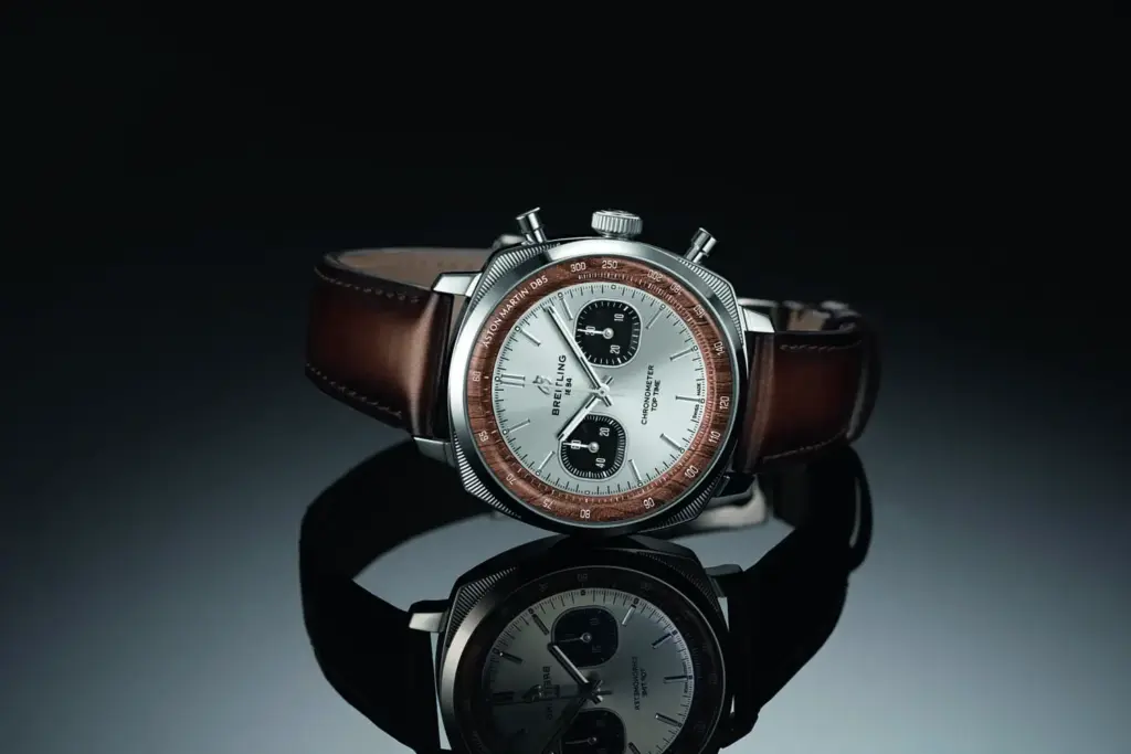 Breitling y Aston Martin reviven el mito de James Bond con un reloj que tiene el ADN del DB5 17 Motor16 19 Top Time B01 Chronograph 41 Tribute to Aston Martin DB5 Motor16