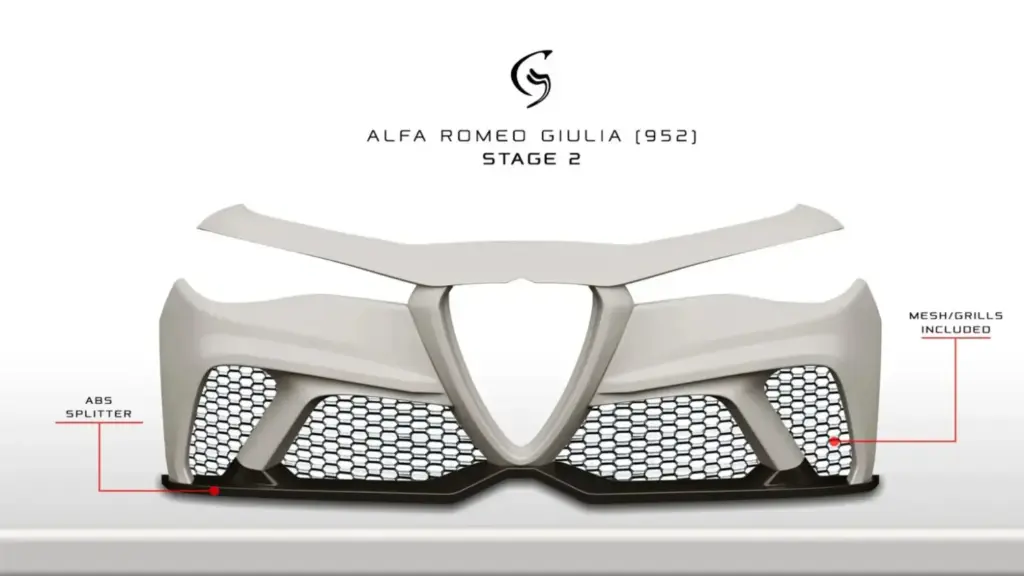 El último restyling del Alfa Romeo Giulia no lo firma la marca del biscione: llega desde Croacia 1 Motor16 2026 Alfa Romeo Giulia. Gelvato. Imagen paragolpes.