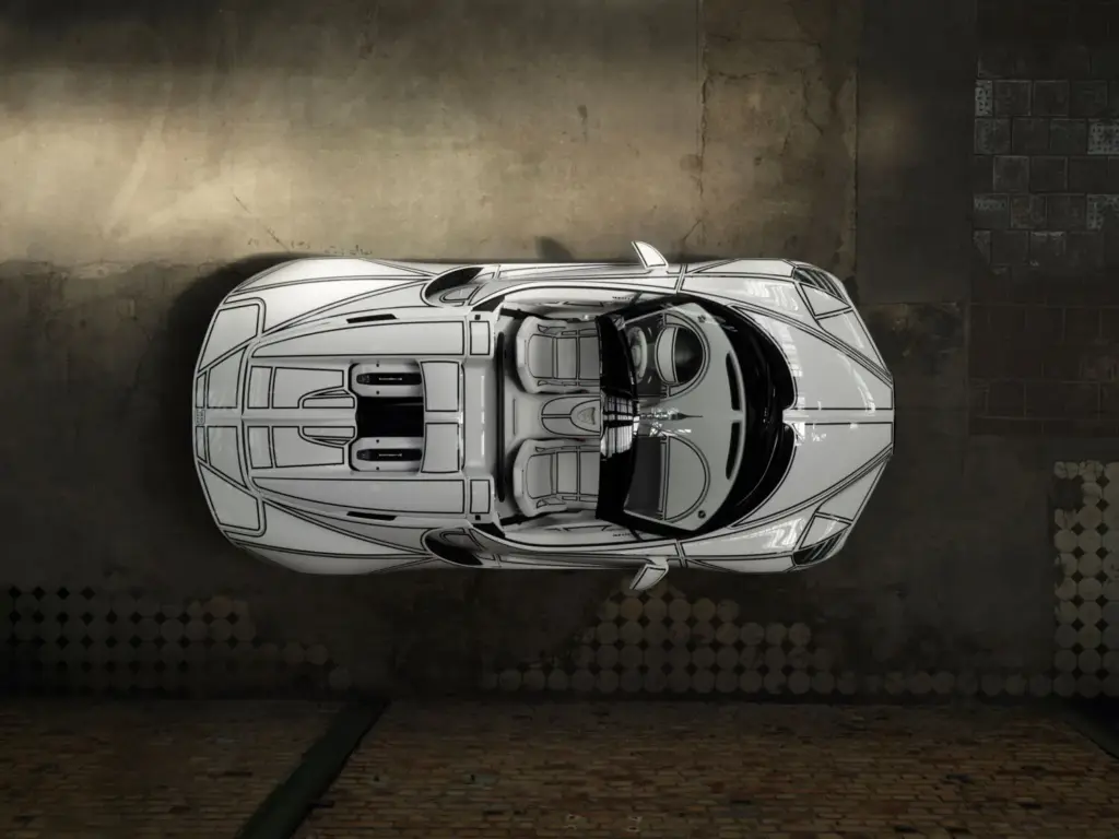 Blanc Éternel: El Bugatti W16 Mistral que coquetea con la porcelana más fina 1 Motor16 2026 Bugatti W16 Mistral Blanc Éternel. Imagen superior.