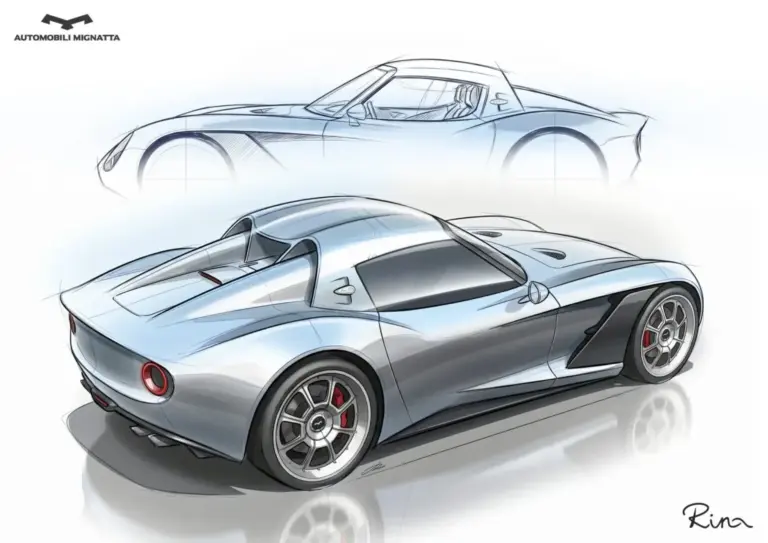 Automobili Mignatta Rina Coupé: la evolución natural del Barchetta que pudo verse en Goodwood
