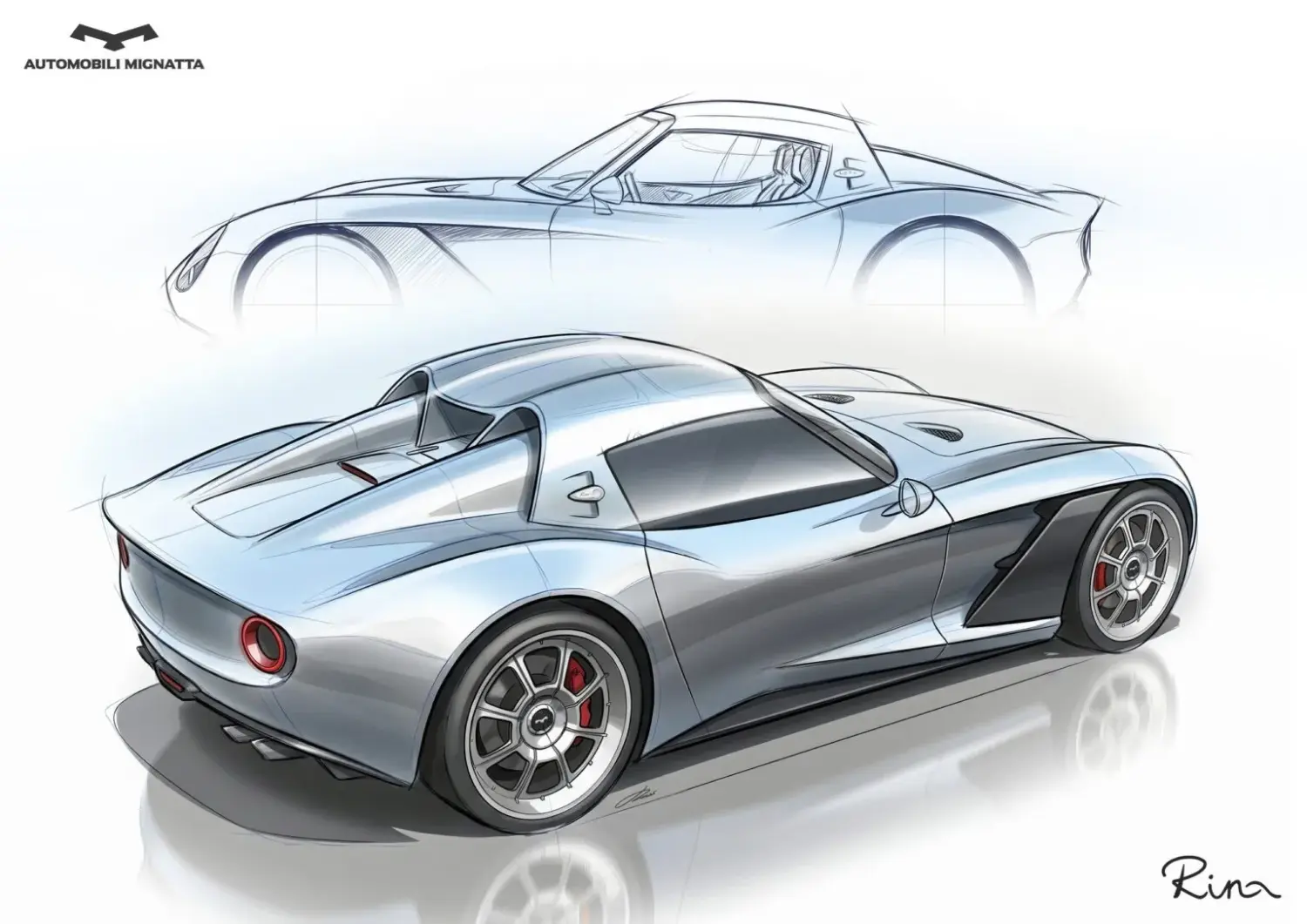 2026 Automobili Mignatta Rina Coupé. Imagen portada.
