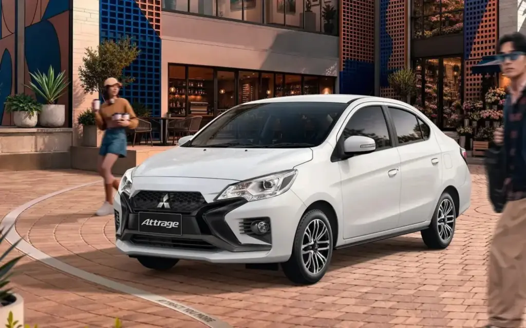 Mitsubishi Attrage: La asequible berlina que soñaba con ser Lancer Evolution 1 Motor16 2026 Mitsubishi Attrage Tailandia. Imagen delantera.