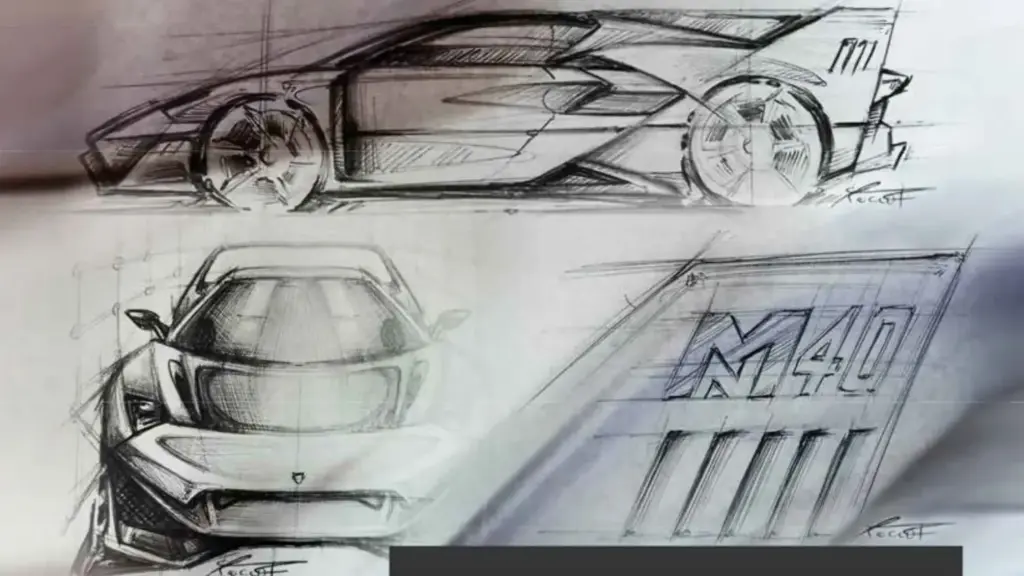 MN 40 Tributo: El Ferrari F40 del Siglo XXI es puro arte analógico 'Made in Italy' 1 Motor16 2026 Silvestri Automobili MN 40 Tributo. Imagen bocetos.