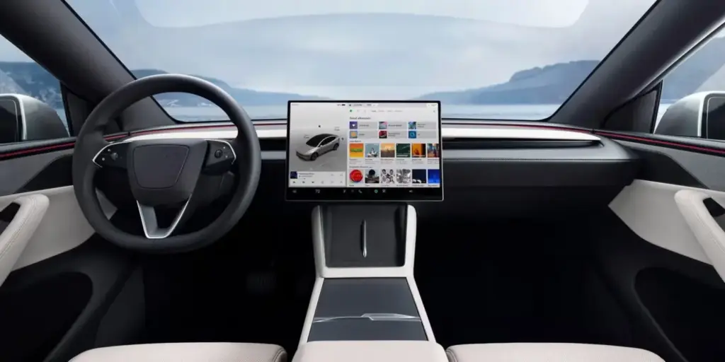 Tesla Model Y L: A unos 600 euros el centímetro adicional 3 Motor16 2026 Tesla Model Y L. USA. Imagen salpicadero.