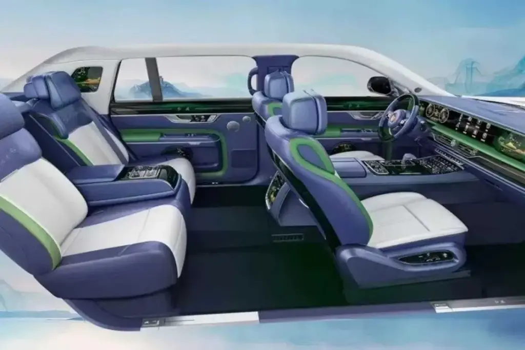 Hongqi, la berlina de lujo china que supera a Rolls-Royce en su mercado 1 Motor16 2026 Hongqi Guoli. Imagen interior.