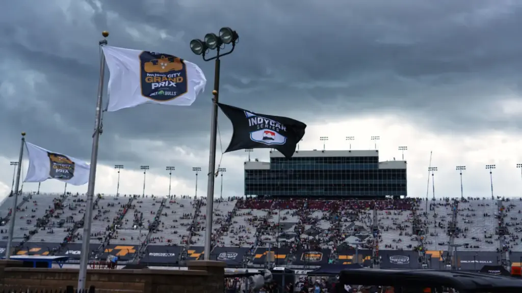 La lluvia y el Mundial de fútbol aplazan la carrera IndyCar en Nashville al lunes 1 Motor16 2026 carrera IndyCar en Nashville. Imagen.