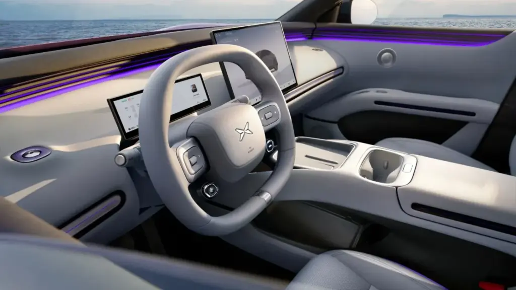 Xpeng L03 EREV: primer eléctrico de autonomía extendida en España con 210 km eléctricos y batería LFP de carga rápida 1 Motor16 2026 Xpeng L03. Imagen interior.