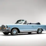 Subastan una rara unidad del Mercedes 280SE 3.5 Cabriolet V8 de 1971
