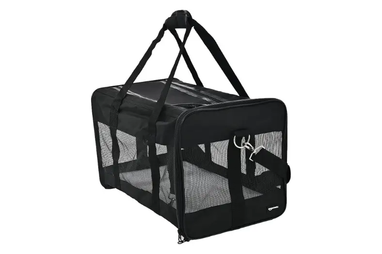 Los 10 mejores transportines para perro en coche de 2026 8 Motor16 Amazon Basics Transportin con laterales Motor16