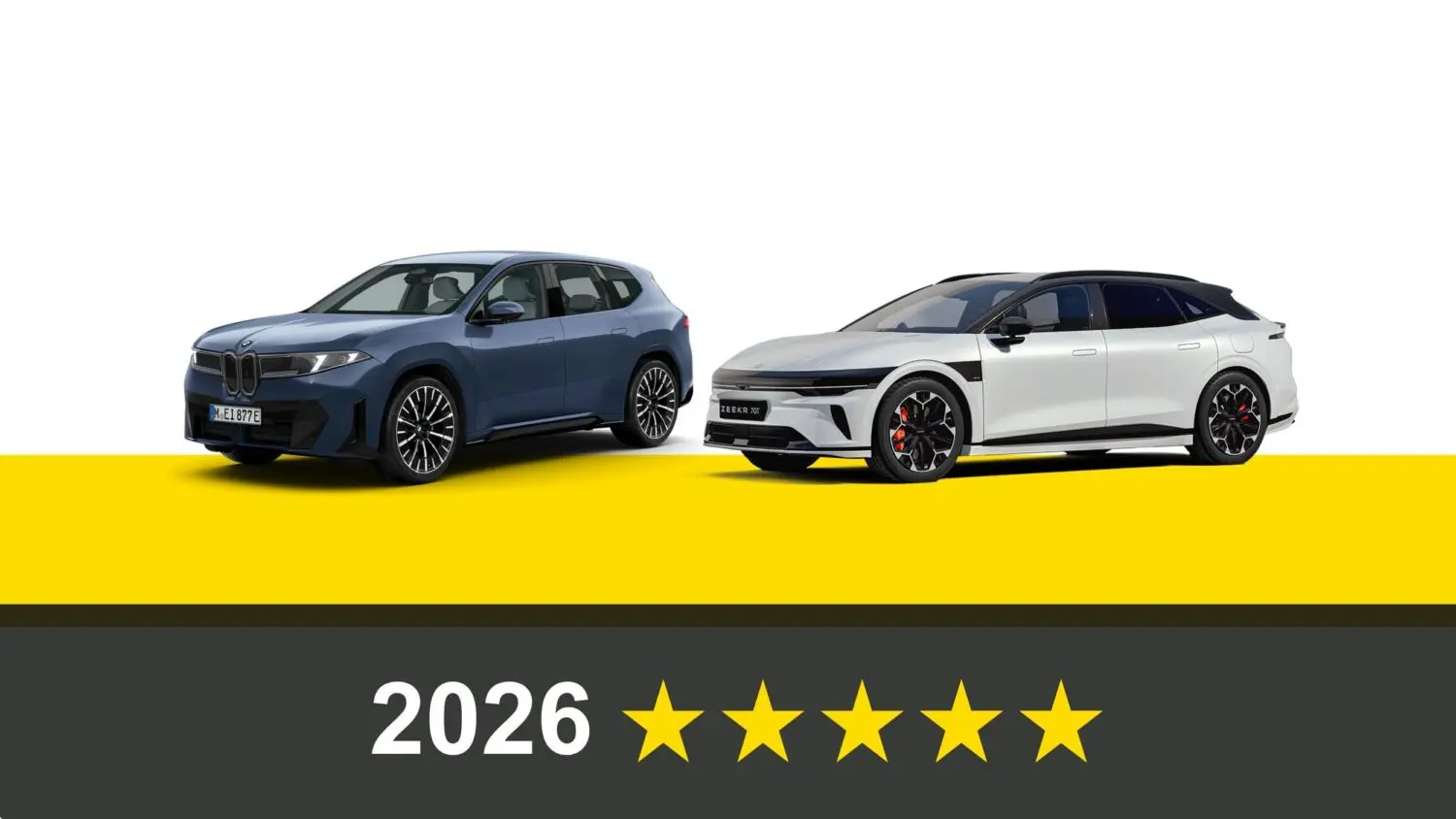 Euro NCAP 2026, BMW iX3, ZEEKR 7GT, 5 estrellas