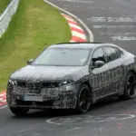Fotos espía del BMW iX4 en Nürburgring