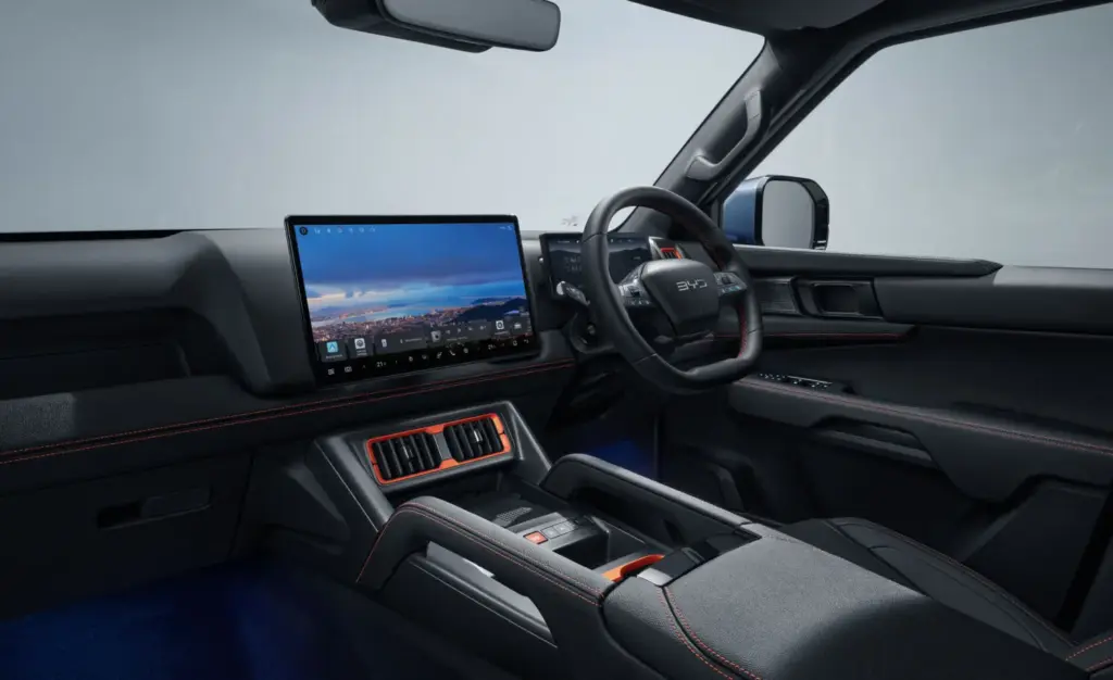 BYD SHARK: el pick-up híbrido enchufable que promete 90 km en modo eléctrico y 675 km de autonomía total 2 Motor16 BYD SHARK 7 Motor16