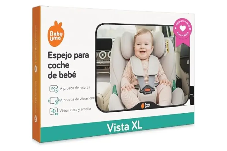 Mejor espejo bebe coche en 2026: comparativa y guia de compra 7 Motor16 Baby Uma Motor16