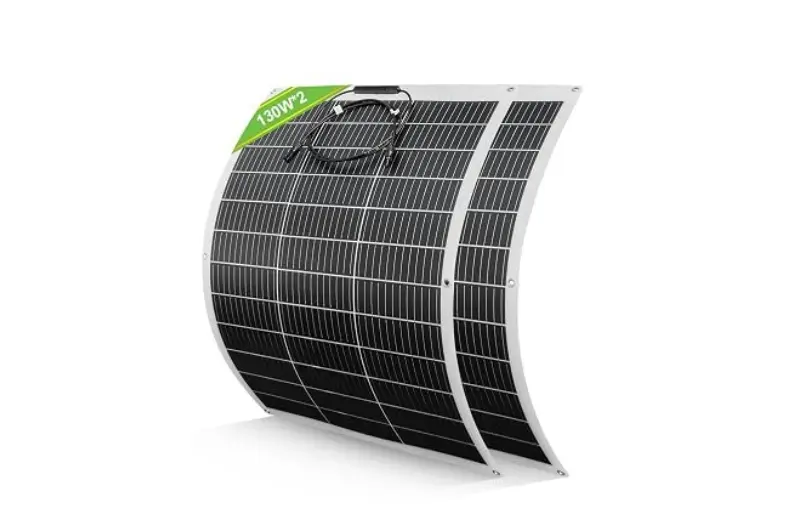 Las 10 mejores placas solares para autocaravana de 2026: flexibles, rígidas y plegables 2 Motor16 ECO WORTHY Placa Solar Flexible 12V 260W Motor16