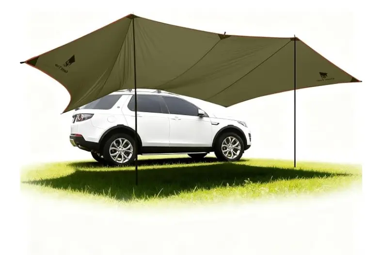 Mejor toldo para furgoneta camper: Sombra, lluvia y montaje para viajar mejor 2 Motor16 GEERTOP Toldo Lateral para Coche 35 Motor16