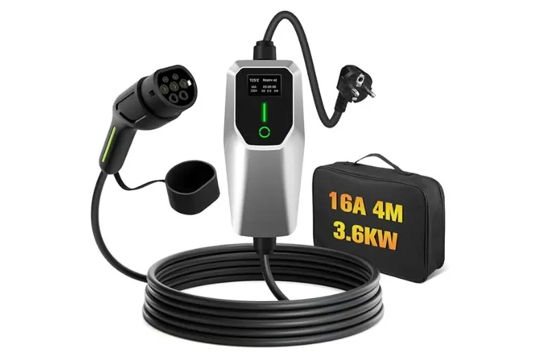 Junsun Cargador EV Portatil Tipo 2 36 kW Motor16