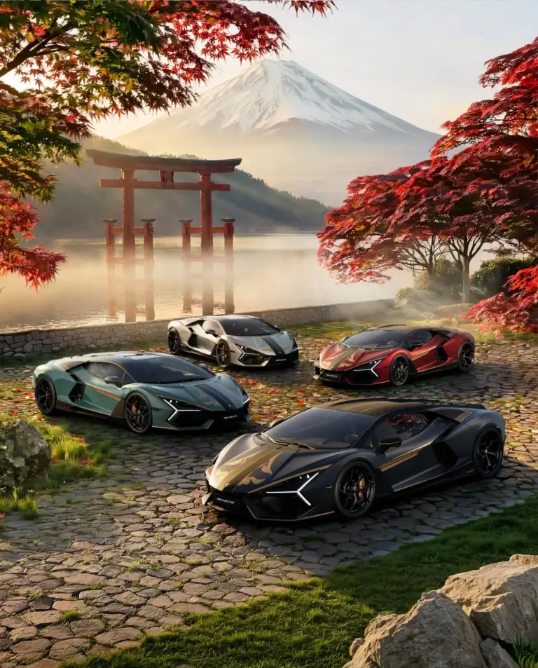 Impavido, el Lamborghini Revuelto que celebra 25 años de la marca en Japón