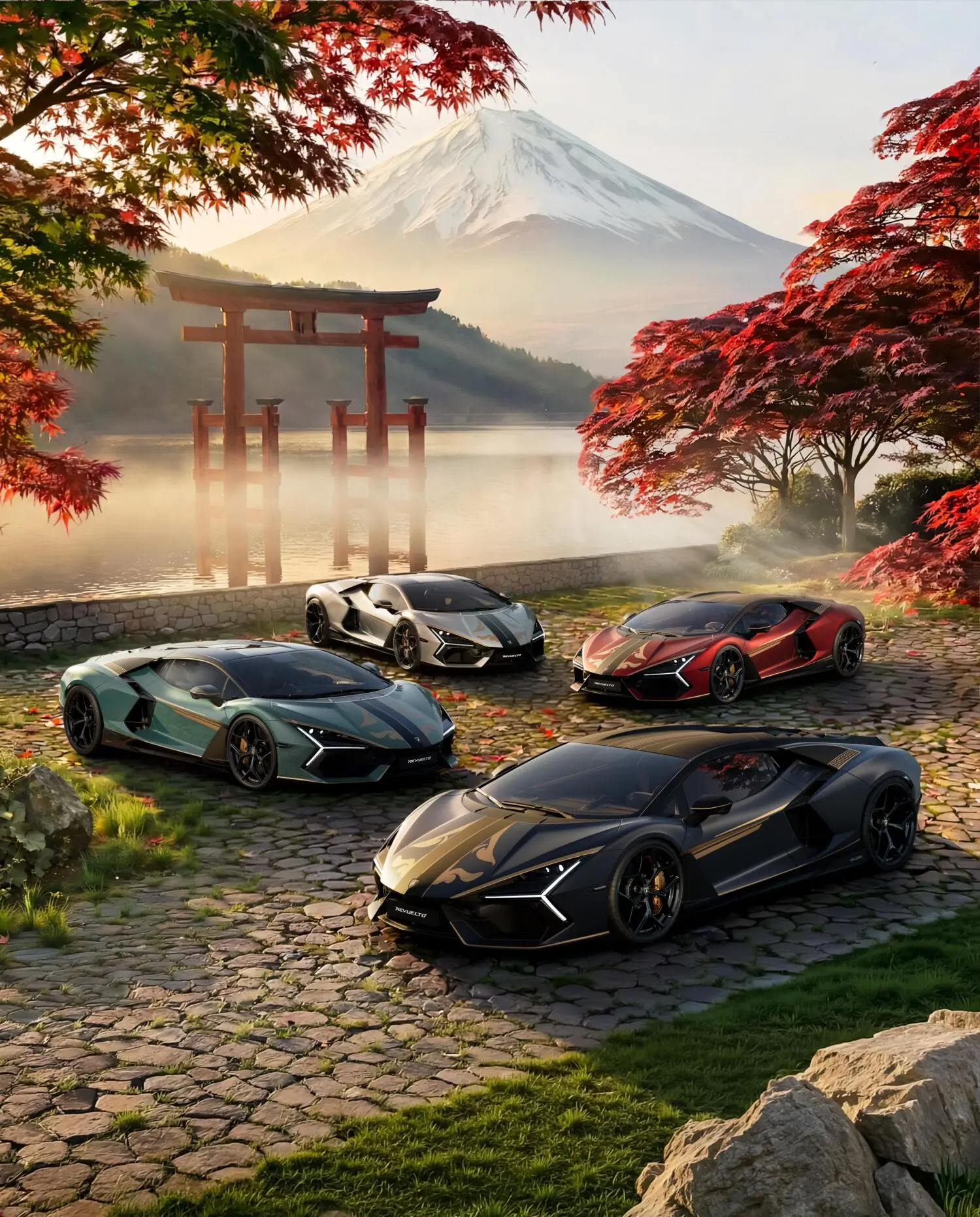 Impavido, el Lamborghini Revuelto que celebra 25 años de la marca en Japón
