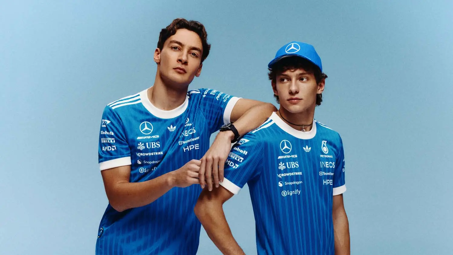 adidas, Mercedes_AMG Petronas F1, George Russell, Kimi Antonelli
