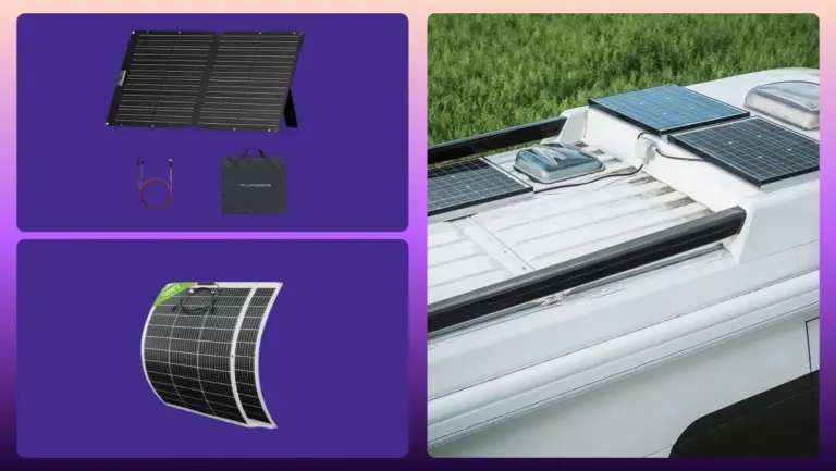 Las 10 mejores placas solares para autocaravana de 2026: flexibles, rígidas y plegables