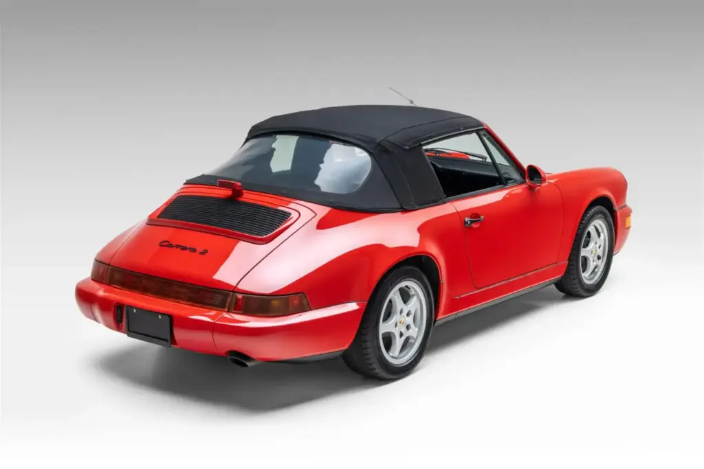 Subasta sin reserva: el Porsche 964 Cabriolet manual que los coleccionistas esperan 1 Motor16 porsche 964 cabrio bring a trailer