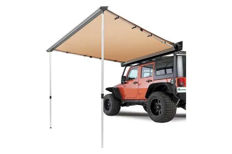 Mejor toldo para furgoneta camper: Sombra, lluvia y montaje para viajar mejor 5 Motor16 VEVOR Toldo Retractil Lateral Trasero 14 Motor16