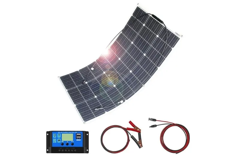 Las 10 mejores placas solares para autocaravana de 2026: flexibles, rígidas y plegables 3 Motor16 YINGGUANG Kit Placa Solar Flexible 100W Motor16