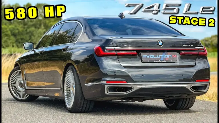 AutoTopNL lleva un BMW 745Le Stage 2 a 580 CV: así rinde en autobahn